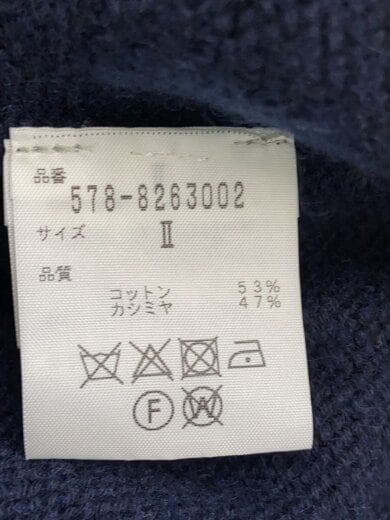 商品画像：ニット・セーター(厚手)/--/カシミア/NVY/ロールネック// 4