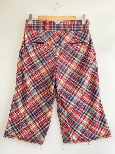商品画像：ショートパンツ/S/コットン/RED/チェック/10AW-PA7-003// 2