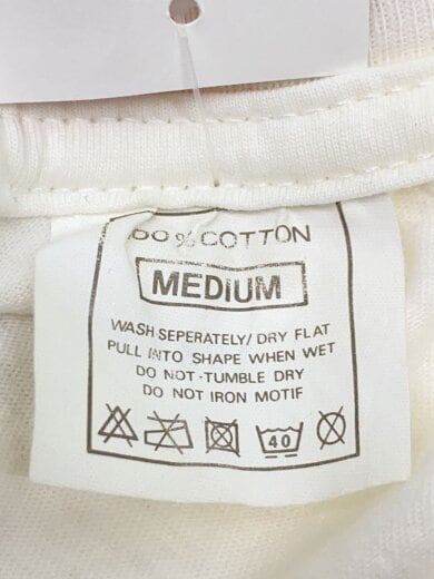 商品画像：Tシャツ/M/コットン/WHT// 3