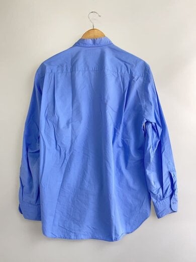 商品画像：長袖シャツ/M/コットン/BLU/無地/1111-250-3239// 2