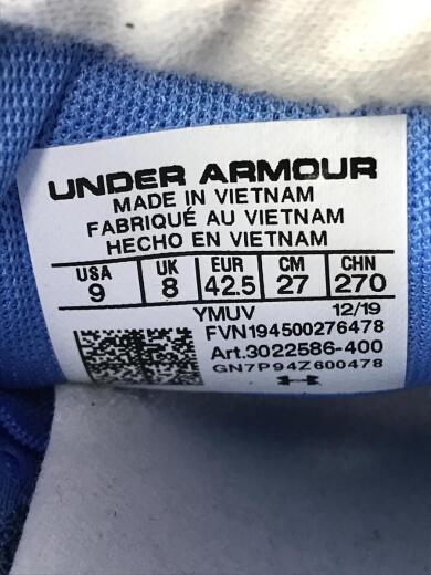 画像：UNDER ARMOURホバーソニック3/ローカットスニーカー/27cm/BLU/3022586-400/ランニング/メンズ5