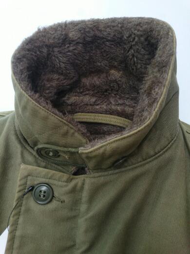 画像：US.NAVYデッキジャケット/コットン/カーキ/40s/N-1/ジャングルクロス/コの字TALON/アルパカライナー8