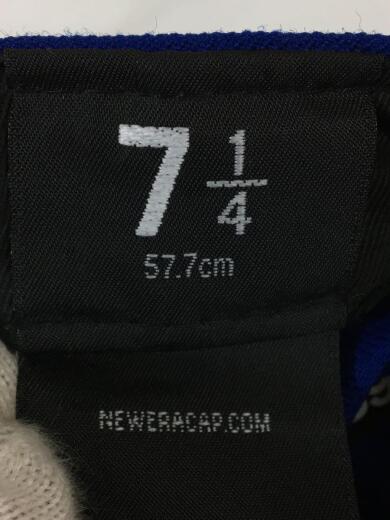 画像：NEW ERAキャップ/7.4/1/コットン/ブルー/無地/ベースボールキャップ/刺繍ロゴ/MTAコラボ8