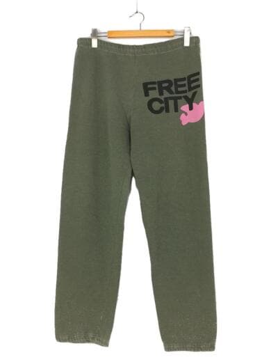 画像：FREE CITYスウェットパンツ/ボトム/L/コットン/カーキ1