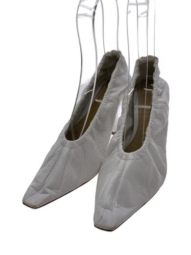 商品画像：パンプス/37.5/WHT/レザー 1