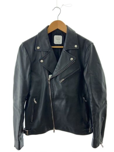 商品画像：ダブルライダースジャケット/2/羊革/BLK/408352008 1