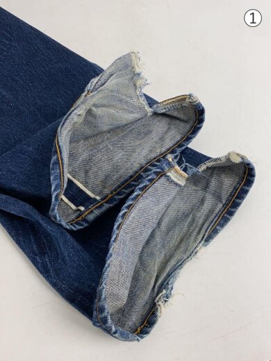 商品画像：ストレートパンツ/30/デニム/インディゴ/201-0003/刻印555/201xx 9