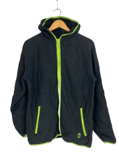 商品画像：ジップパーカー/M/ブラック 1