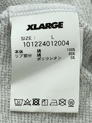 商品画像：スウェット/L/コットン/GRY/101224012004 4