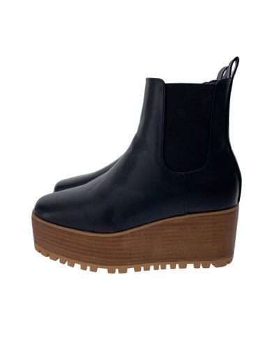 商品画像：サイドゴアブーツ/M/BLK/レザー 1