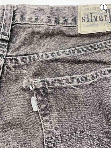 商品画像：ストレートパンツ/30/コットン/GRY/無地 6