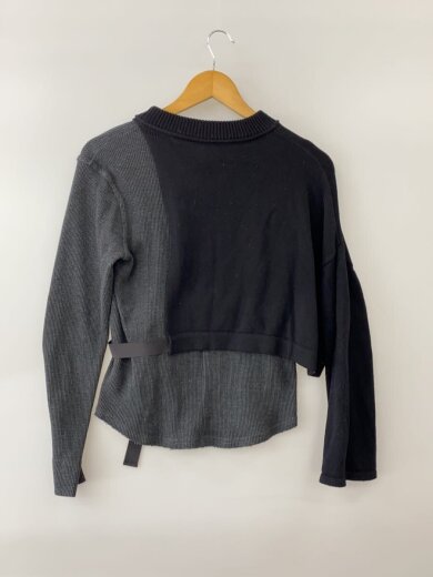 商品画像：ニット・セーター(厚手)/--/コットン/BLK/無地/0282120100 2