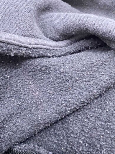 商品画像：ジップパーカー/XXL/コットン/BLK/無地/状態考慮 6