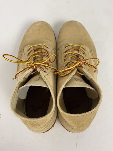 商品画像：レースアップブーツ/US8/ベージュ/8167 3