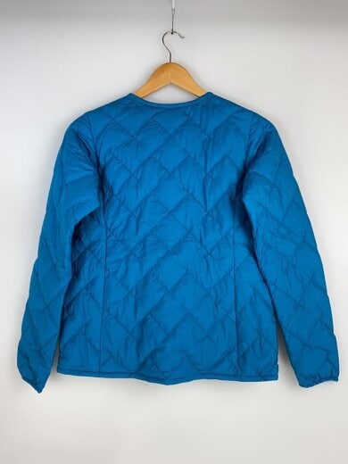 商品画像：スペリオダウン ラウンドネックジャケット WOMENS/S/ポリエステル/ブルー 2