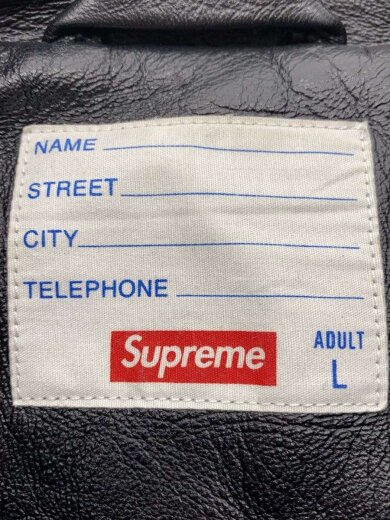 商品画像：レザージャケット・ブルゾン/L/羊革/BLK 3