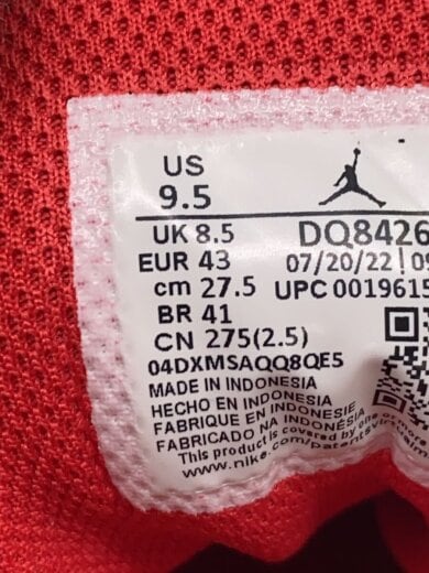 商品画像：ハイカットスニーカー/27.5cm/RED/DQ8426-060 5