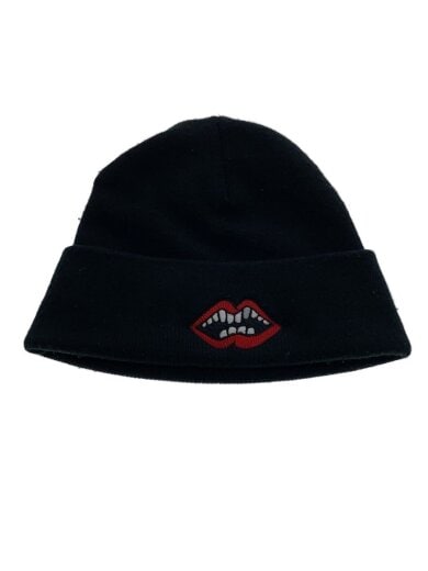 商品画像：ニットキャップ/--/アクリル/BLK/メンズ 1