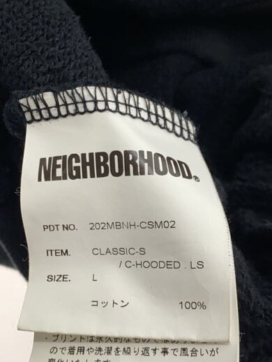 商品画像：パーカー/L/コットン/BLK/無地/202MBNH－CSM02 4