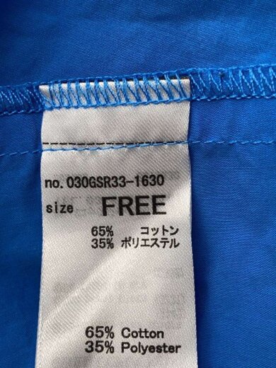 商品画像：長袖ワンピース/FREE/コットン/BLU/030GSR33-1630 4