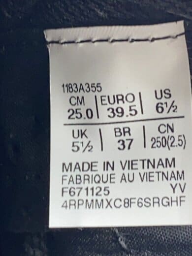 商品画像：ローカットスニーカー/25cm/BLK/1183A355 5