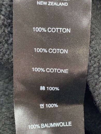 商品画像：ジップパーカー/--/コットン/BLK/無地/unu-25-1003 4