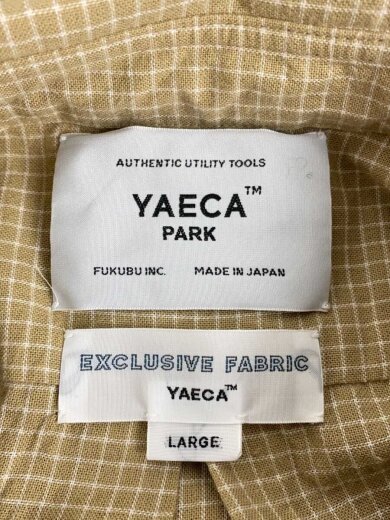 商品画像：長袖シャツ/L/コットン/キャメル/チェック/151514 3