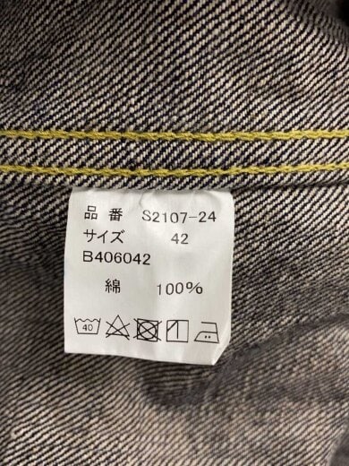 商品画像：デニムジャケット/42/デニム/インディゴ/S2107-24// 4