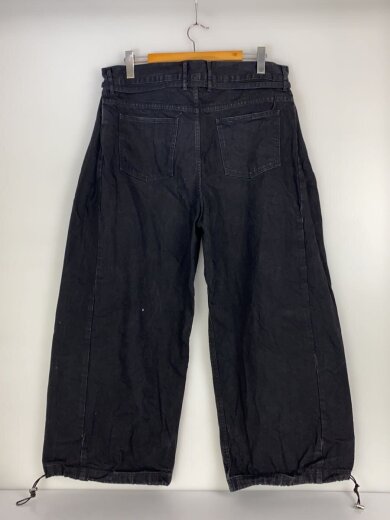 商品画像：DENIM BAGGY PANTS/2/コットン/ブラック/NL-PT-4206// 2