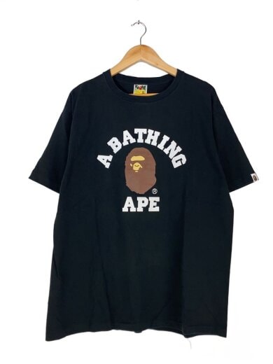 商品画像：半袖Tシャツ/XXL/コットン/ブラック/プリント// 1