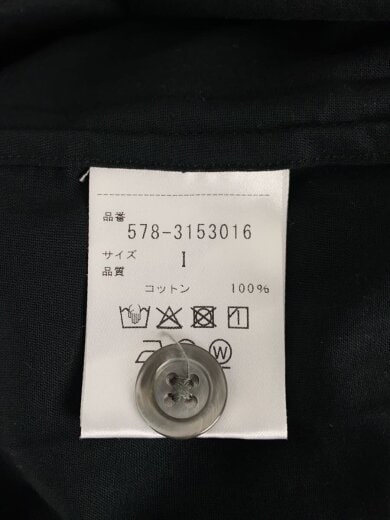 商品画像：HOWELL COTTON VOILE/長袖シャツ/1/コットン/ブラック/578-3153016// 4