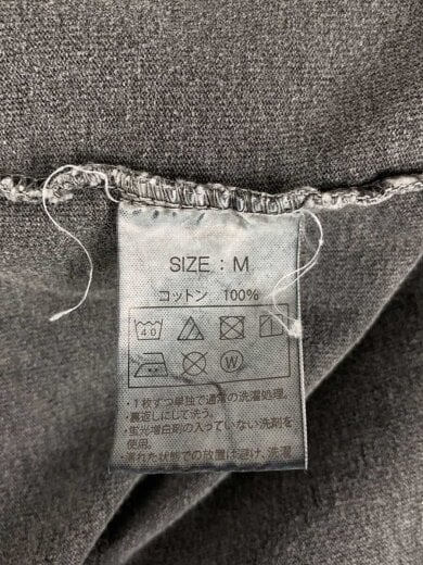 商品画像：半袖Tシャツ/M/コットン/グレー// 4