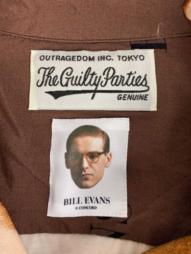 商品画像：BILL EVANS S/S HAWAIIAN SHIRT/アロハシャツ/M/レーヨン/ブラウン/総柄// 3