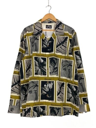 商品画像：DH-FLOWERS S/S SHIRT/XL/コットン/グレー/総柄 1