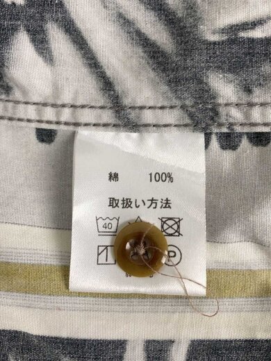 商品画像：DH-FLOWERS S/S SHIRT/XL/コットン/グレー/総柄 4