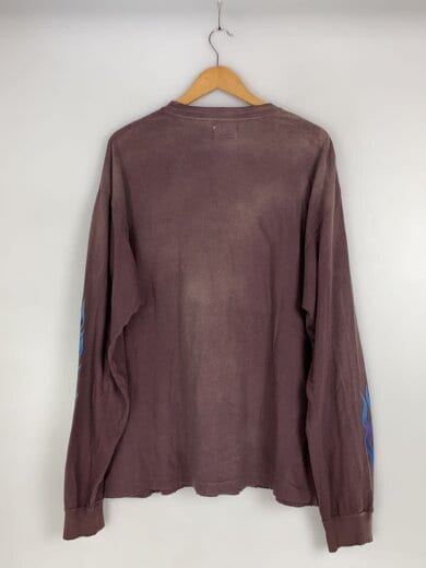 商品画像：KMY-FIRE Distressed L/S Tee/S/コットン/ボルドー/プリント/G14LT079// 2