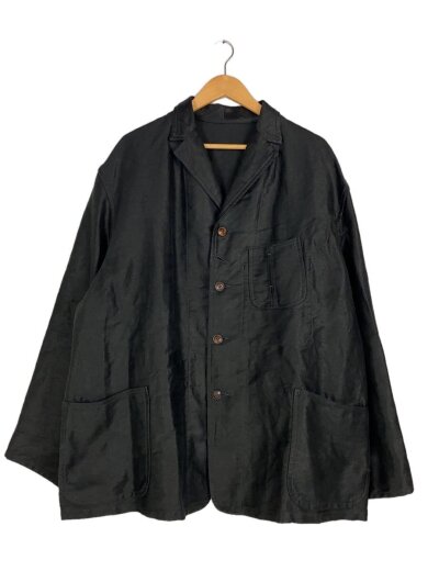 商品画像：COAL MINER JACKET/52/ヘンプ/ブラック/無地/8051-04-80920// 1