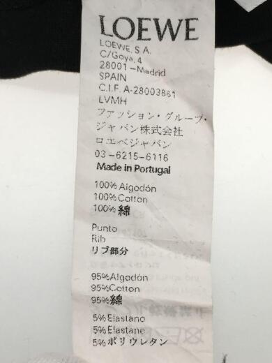 画像：LOEWETシャツ/S/コットン/ブラック/背タグ取れかけ/171691421075