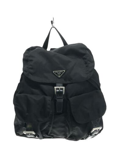 画像：PRADAPRADA/ショルダーバッグ/ナイロン/ブラック/内側ジッパー錆有1