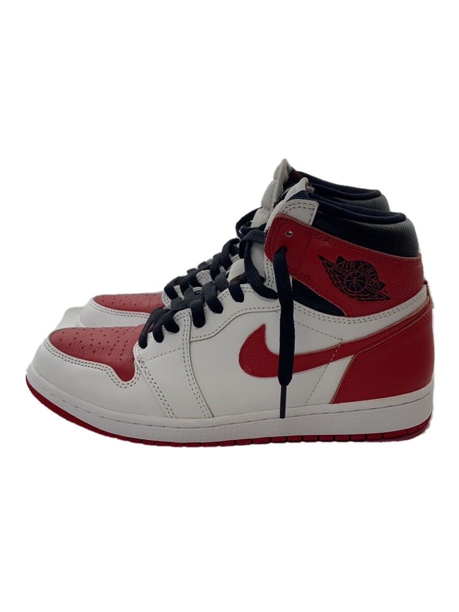 NIKE / ハイカットスニーカー/27.5cm/レッド/レザー/555088-161