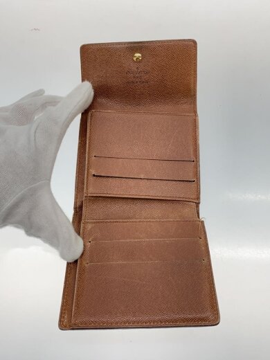 商品画像：ポルト・モネ・ビエ・カルト・クレディ_モノグラム・キャンバス/PVC/BRW/総柄/レディース 4