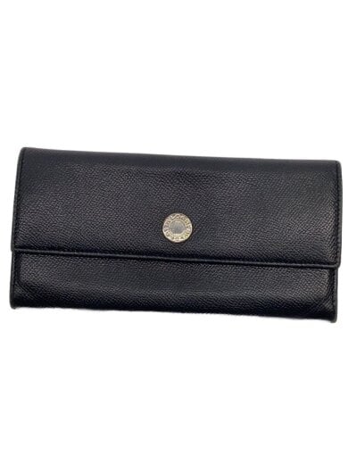 商品画像：長財布/レザー/ブラック/無地/メンズ 1