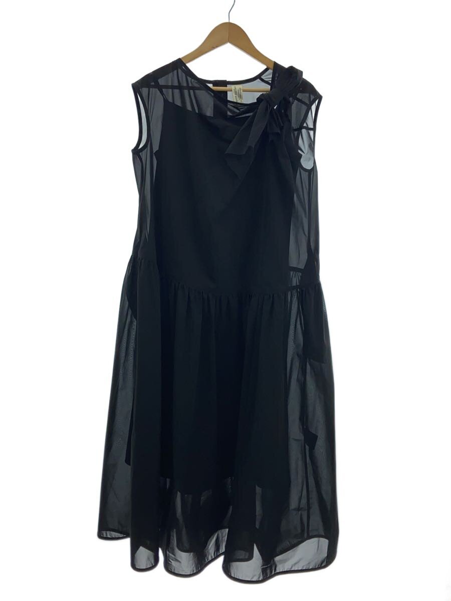 support surface / ノースリーブワンピース/0/ポリエステル/ブラック/無地