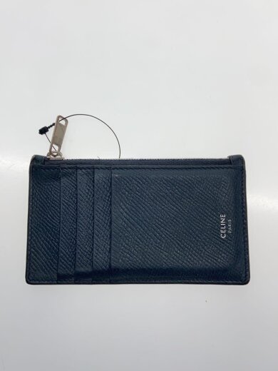 商品画像：カードケース/レザー/ネイビー/無地/メンズ 2