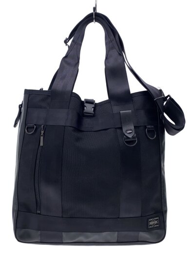 商品画像：トートバッグ/ナイロン/ブラック/無地 1