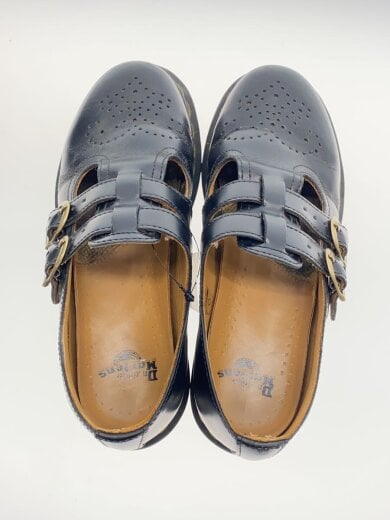 商品画像：履きシワ有/メリージェーン/シューズ/UK4/ブラック/レザー/12916 3