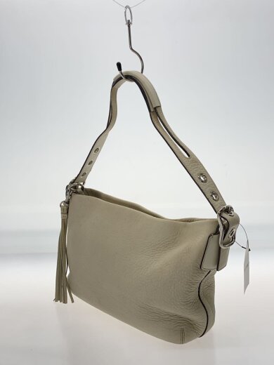 商品画像：ハンドバッグ/レザー/クリーム/無地/1429 2