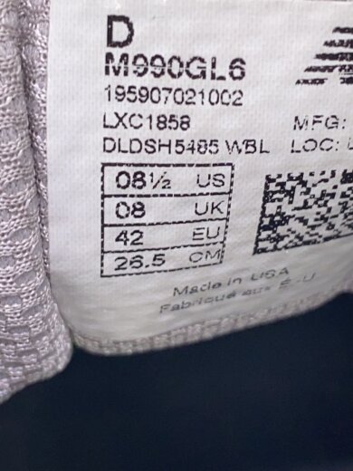 商品画像：M990/グレー/26.5cm/グレー 5