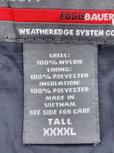 商品画像：ナイロンベスト/--/ナイロン/ブラック/無地/14812929 4