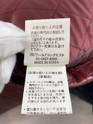 商品画像：シングルライダースジャケット/44/牛革/BRD/無地/RR-12AW-JK002 5